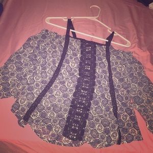 Cold shoulder top